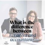 difference between tax agent and accountant